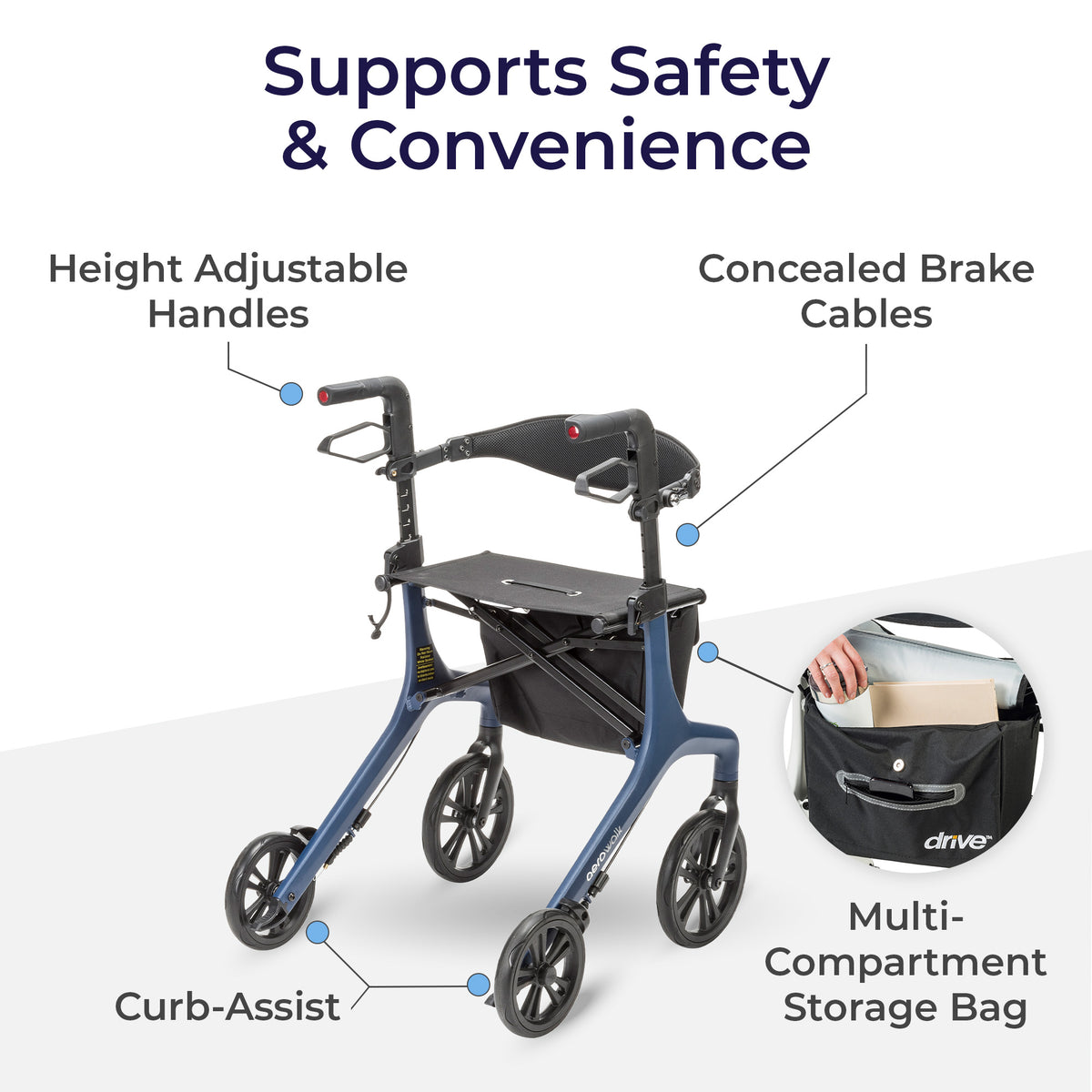 AeroWalk Ultra-Lite Rollator