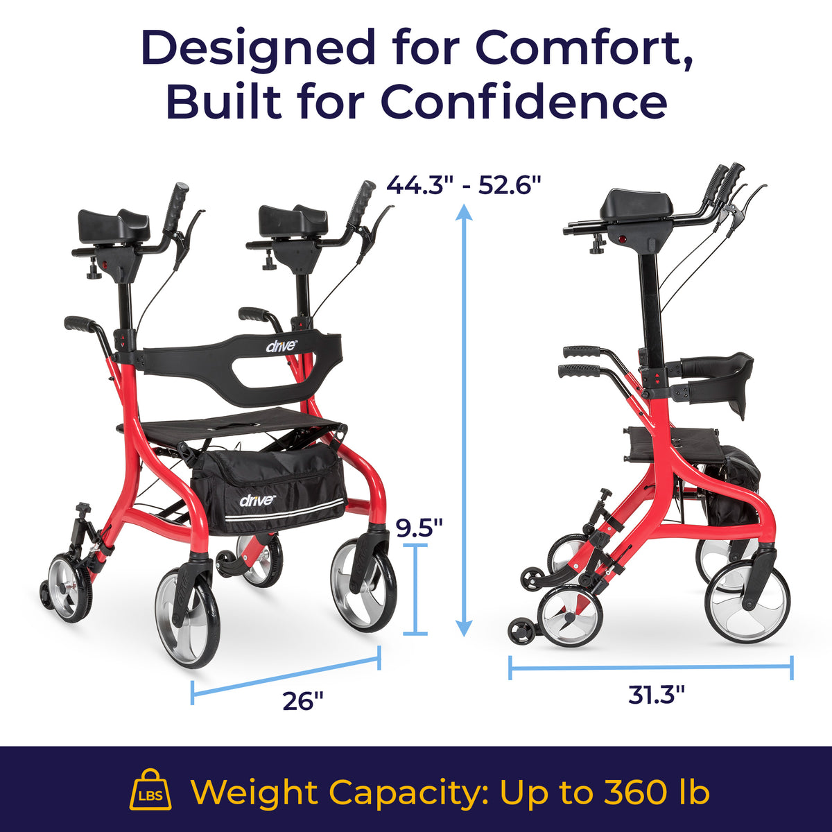 Nitro Neuro Upright Walker Rollator